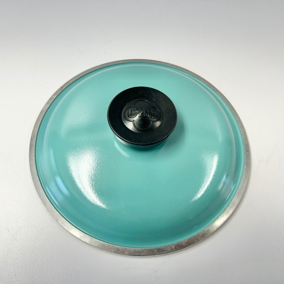 Club Other - Vintage Club Aluminum 7in Saucepan Turquoise Replacement Lid Only